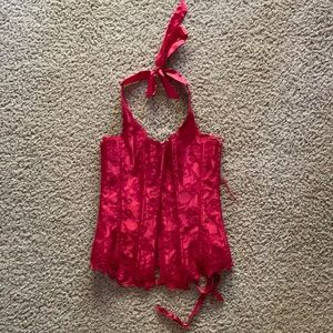 Fredericks of Hollywood halter corset